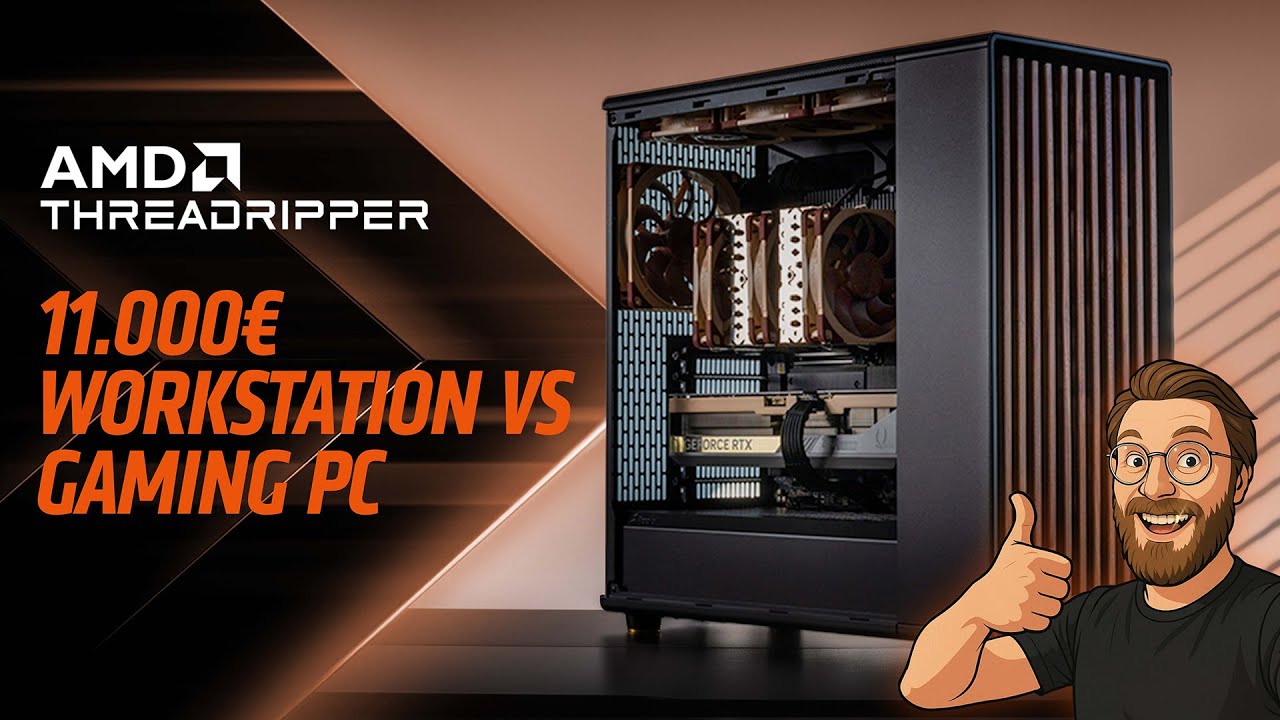 Rendering Workstation f&uuml;r Profis mit Threadripper 9980X und RTX 5090 #caseking #threadripper