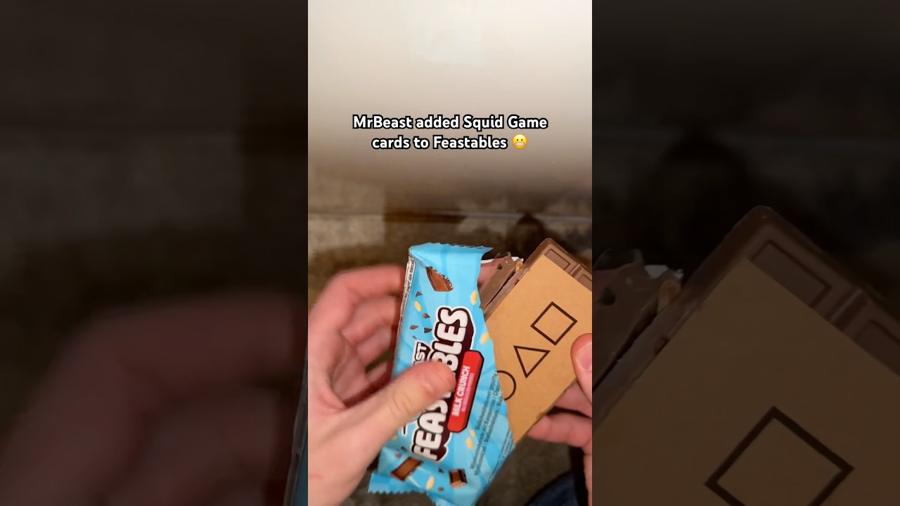 @MrBeast just revealed his new Feastables 🔥 #squidgame2 #feastables #card #mrbeast