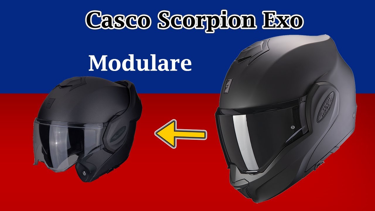 CASCO MODULARE Scorpion EXO TECH SOLID