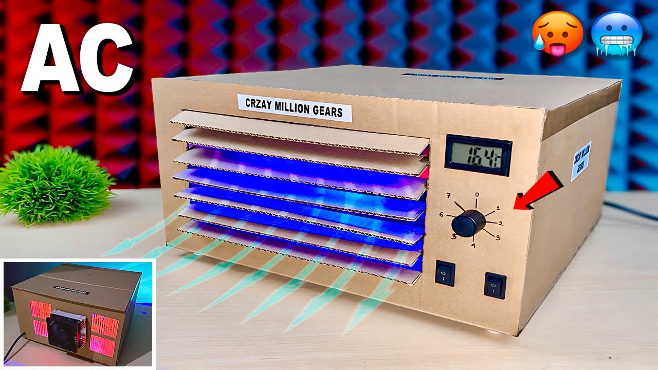 How to make AC || Smart Air Conditioner At Home || Powerful AC