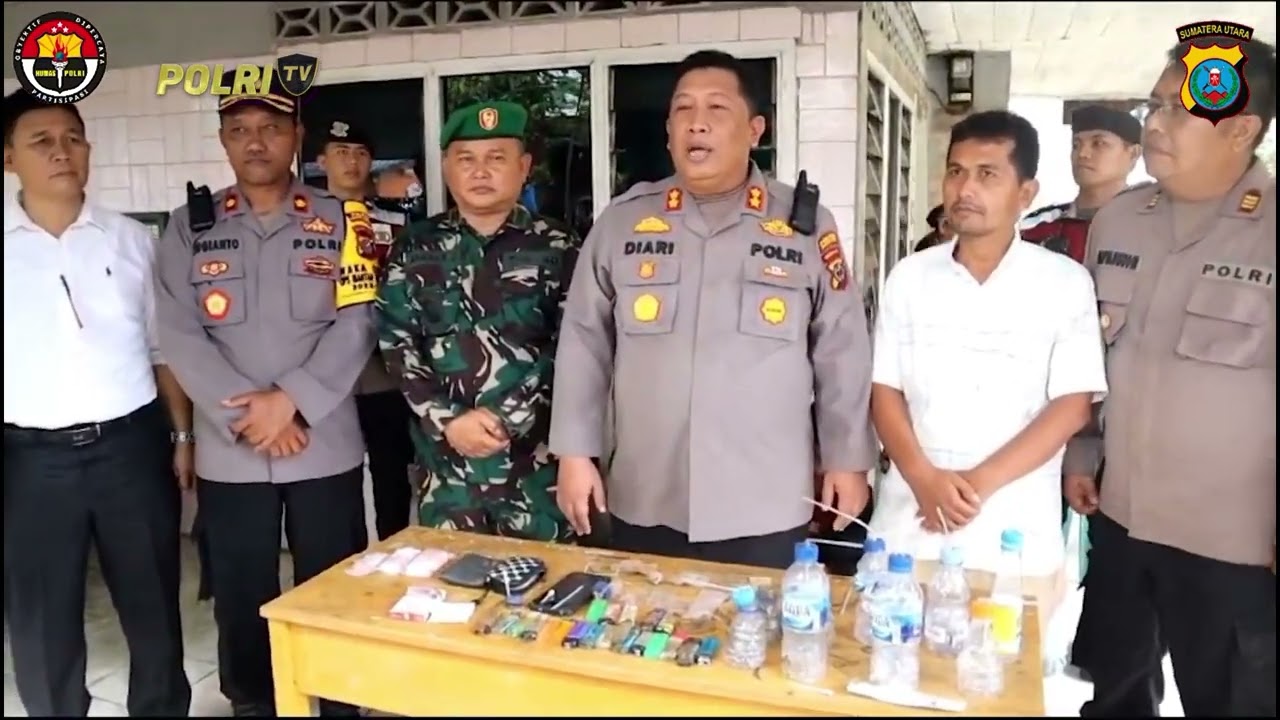 GREBEK KAMPUNG NARKOBA, POLRES PADANG LAWAS RINGKUS 4 PEMAKAI NARKOBA