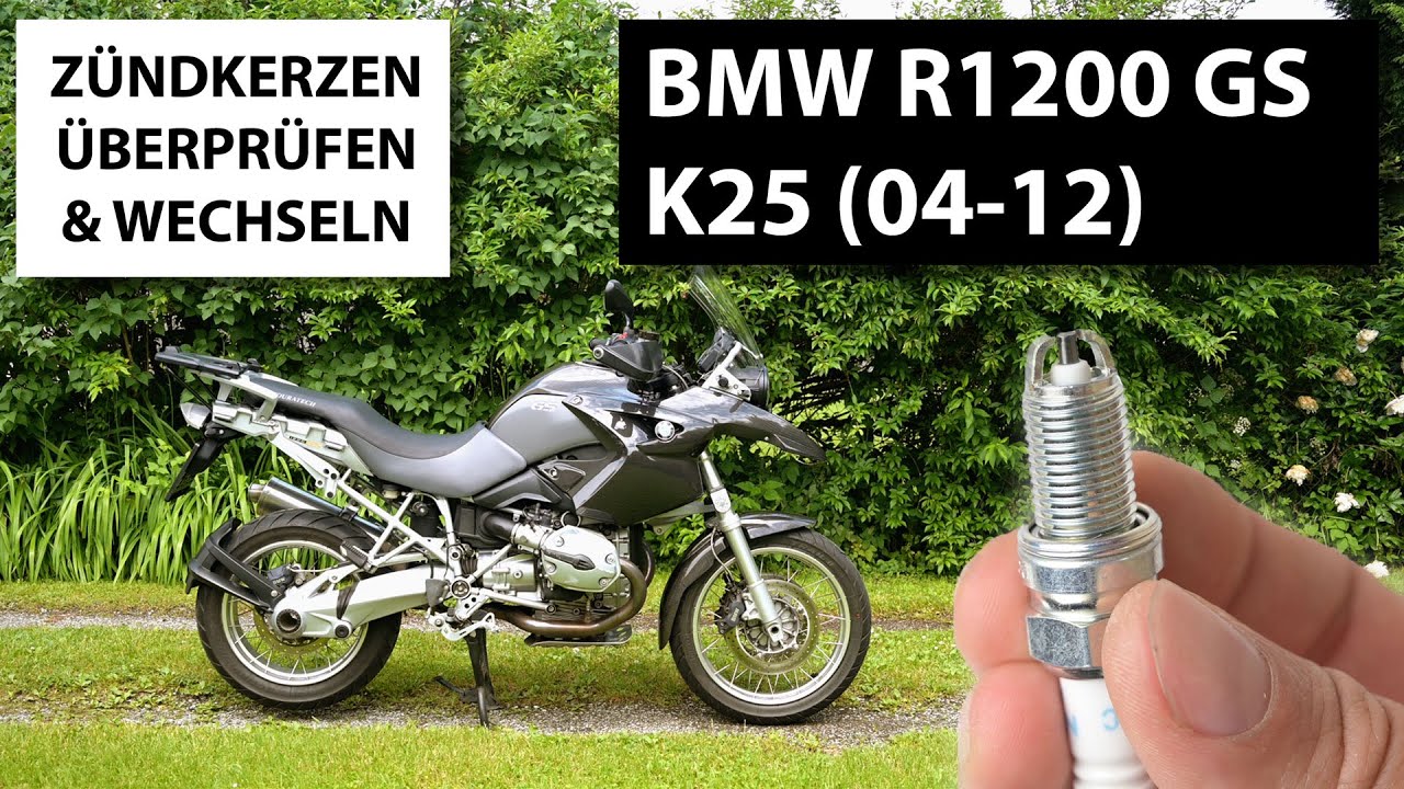 ZÜNDKERZEN WECHSELN bei der BMW R1200 GS K25 - So machst du es einfach selbst.