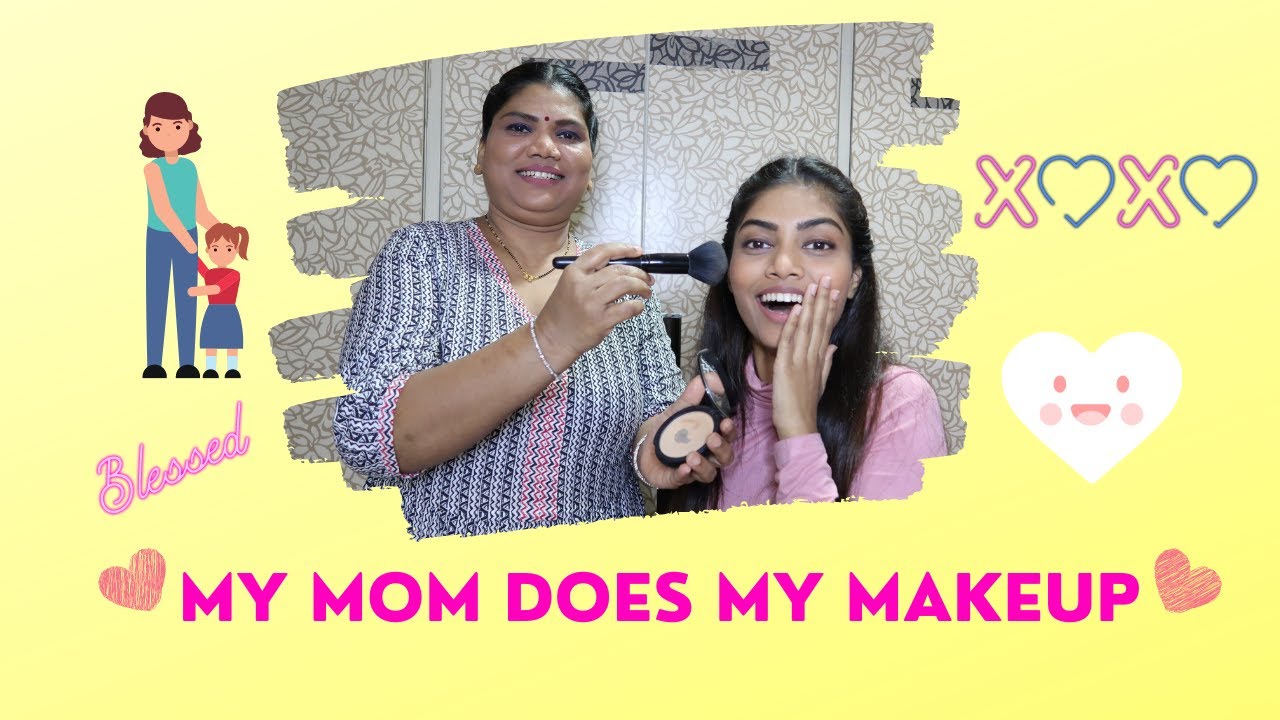 MY MOM DOES MY EVERYDAY MAKEUP LOOK...! THE CUTEST VIDEO EVER...! CHILDHOOD MEMORIES.