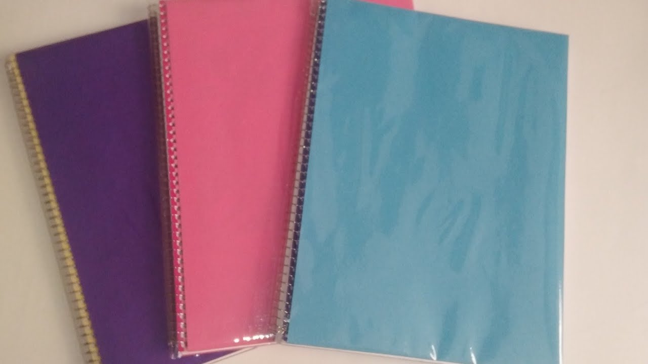 Forrando cuadernos rápido y fácil con hule cristal#regresoaclases #forrar #cuadernos #fácil