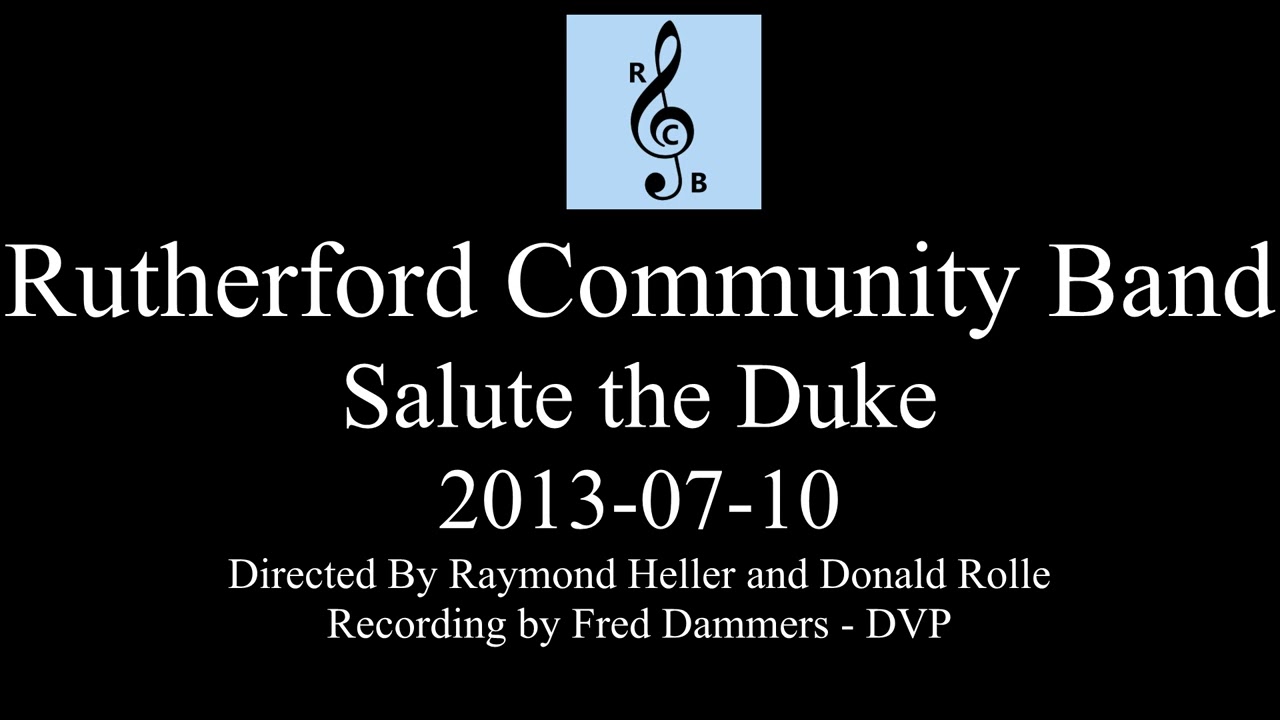 Salute the Duke arr. by Paul Yoder