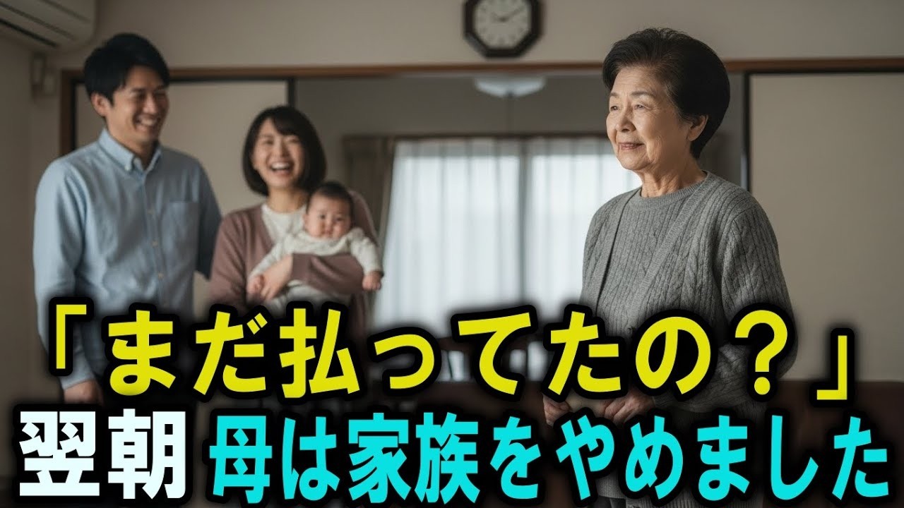 「それ、まだ払ってたの？」 10年の仕送りを笑われ、私は母をやめた
