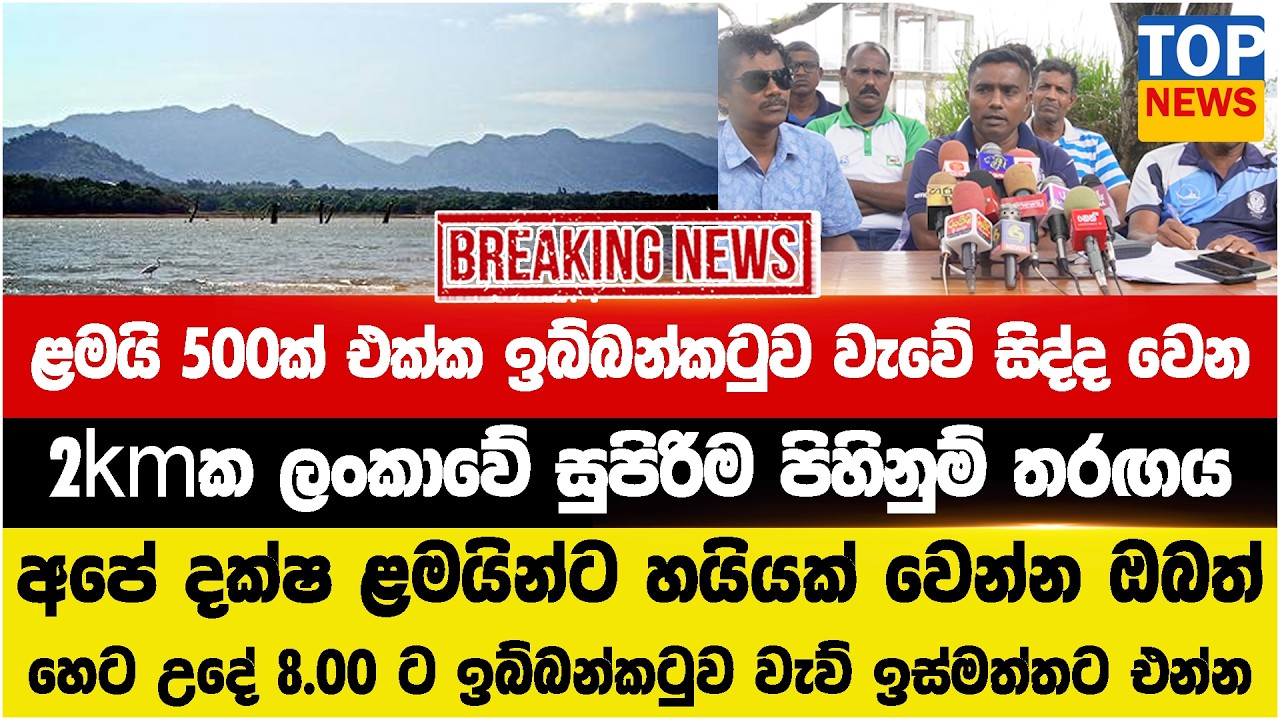ළමයි 500ක් එක්ක ඉබ්බන්කටුව වැවේ සිද්ද වෙන - 2kmක ලංකාවේ සුපිරිම පිහිනුම් තරඟය