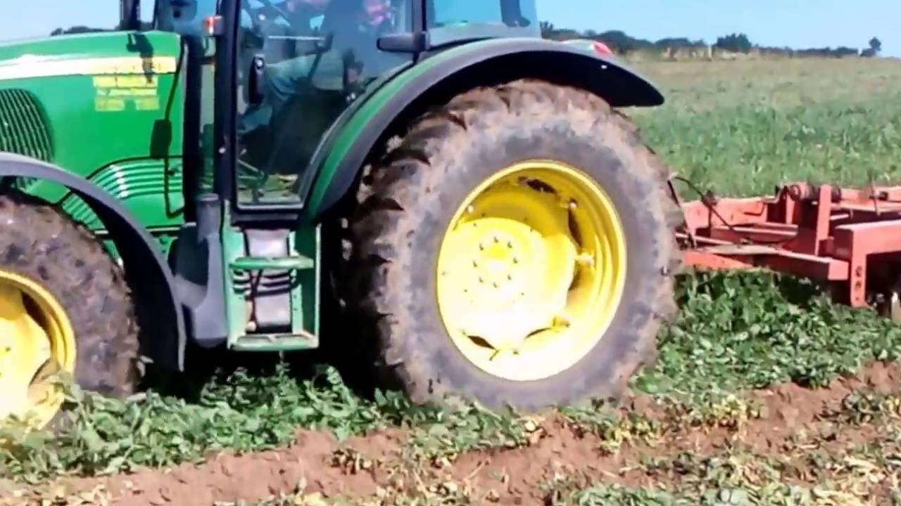 Talerzowanie - John Deere 5100M + Jean de Bru