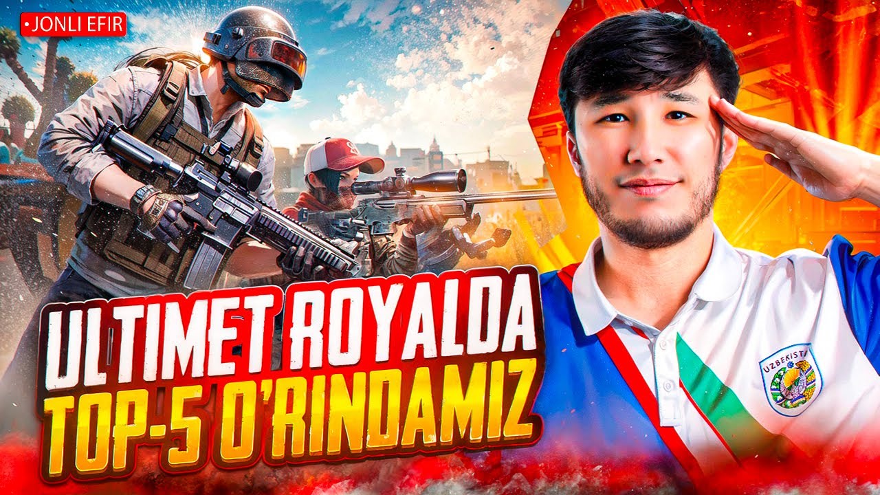 ULTIMET ROYALDA TOP-5 O'RINDAMIZ QO'LLAB QUVVATLAB TURAMIZ ➤ 🇺🇿🔥- PUBG MOBILE