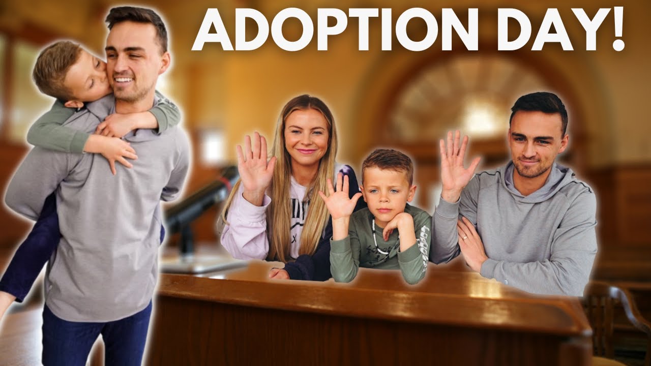 ADOPTION DAY! We're so happy!