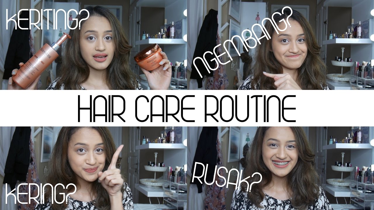 Hair Care Routine for Dry, Damaged, Curly, and Frizzy Hair | BAHASA | Nadya Aqilla
