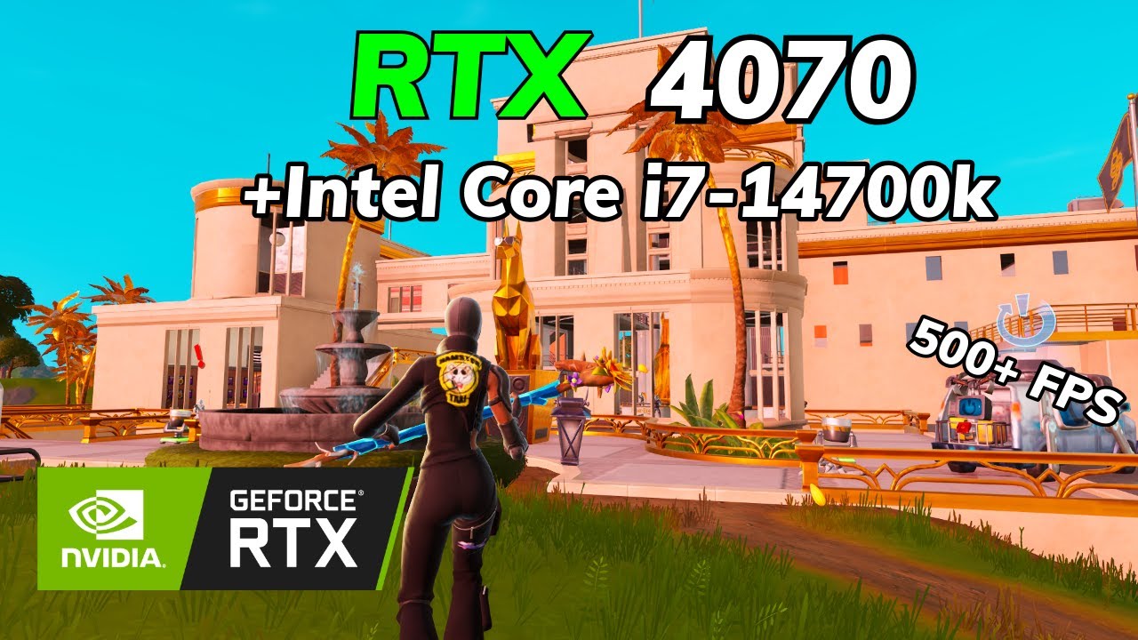 RTX 4070 + i7-14700K  Test in Fortnite Chapter 2 Remix!