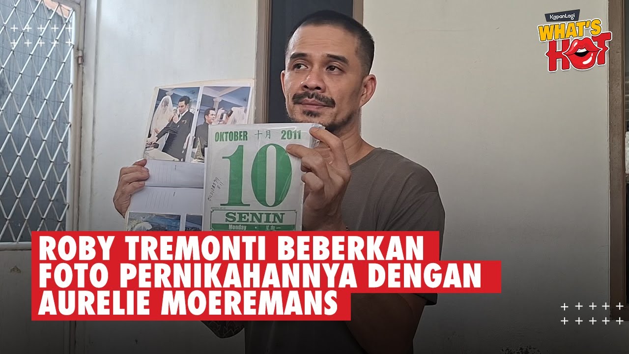 Roby Tremonti Beberkan Foto-Foto Pernikahan Terdahulu Dengan Aurelie Moeremans & Surat Nikah