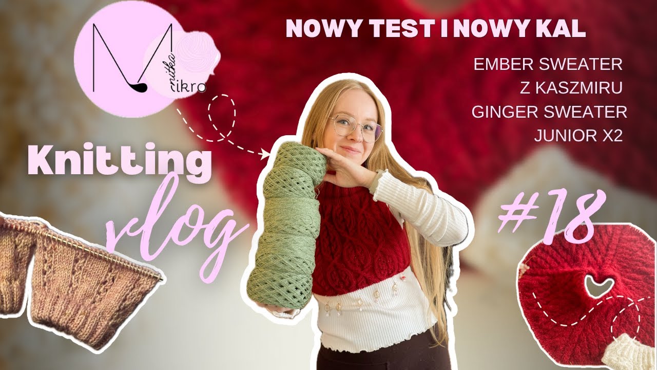 Mikro vlog numer 18. Testy, KALe i giga szpula włóczki 🧶