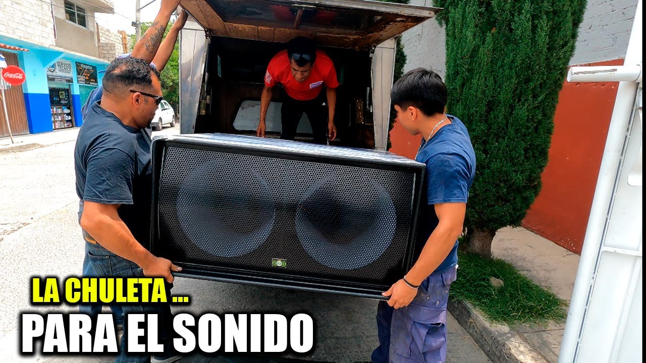 LLEGARON LOS 40 GRAVES PARA EL SONIDO .. con BOCINA B&C..