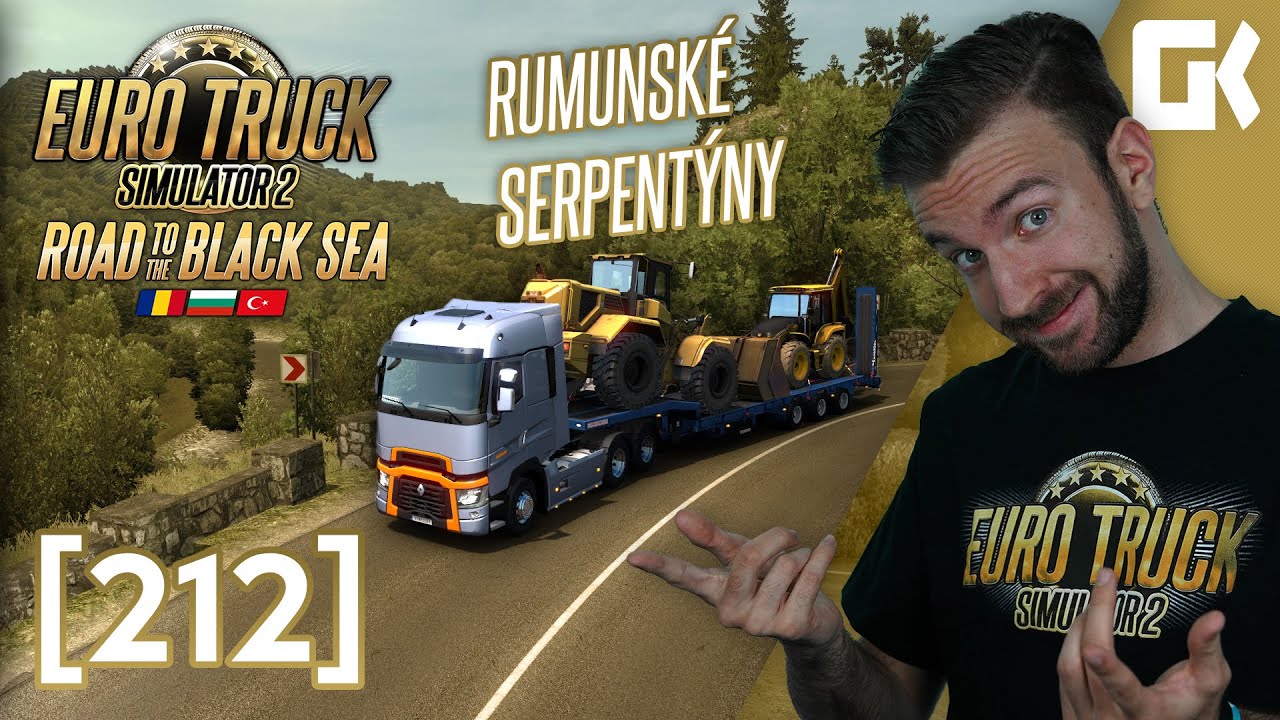 ROAD TO THE BLACK SEA DLC! ANEB RUMUNSKÉ SERPENTÝNY! | Euro Truck Simulator 2 #212