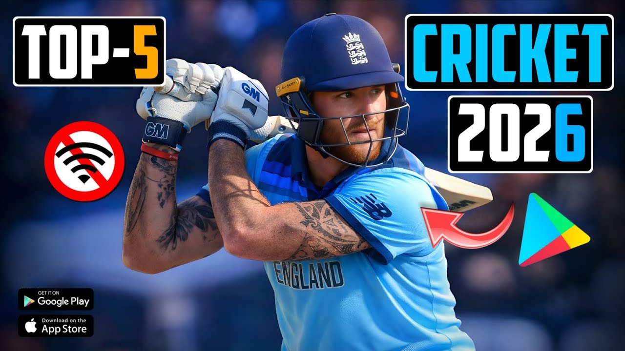 Top-5 Best Cricket Games For Android 2026 🔥 || Highest Graphics Cricket Games 2026 | Cricket