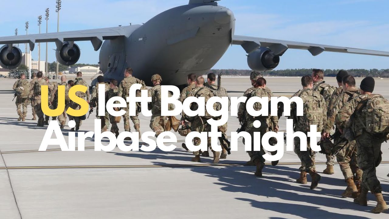 US left Bagram Airbase at night with no notice, Afghan commander says