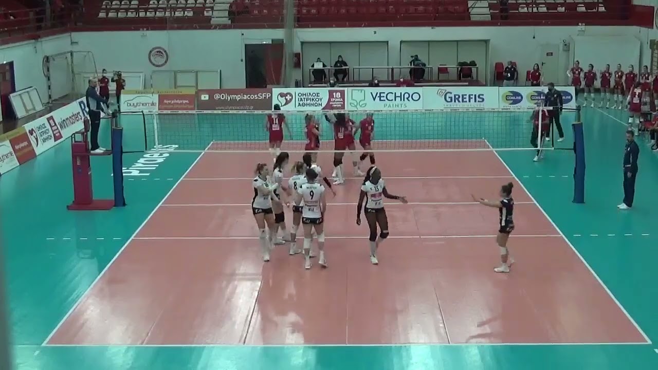 Saskia Hippe - (#15 Red Jersey) -  OSFP vs PAOK 3 1