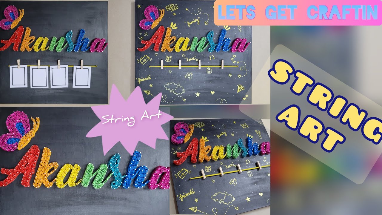String Art on MDF Board 