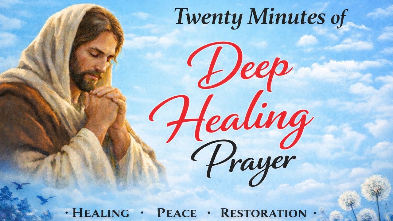 Listen for 20 minutes…Release the burden…Receive peace that surpasses understanding. #healingprayer 