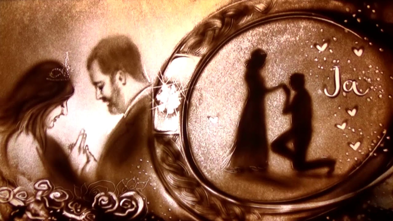 Sandmalerei Video für Ihre Hochzeit (Sand animation for wedding)