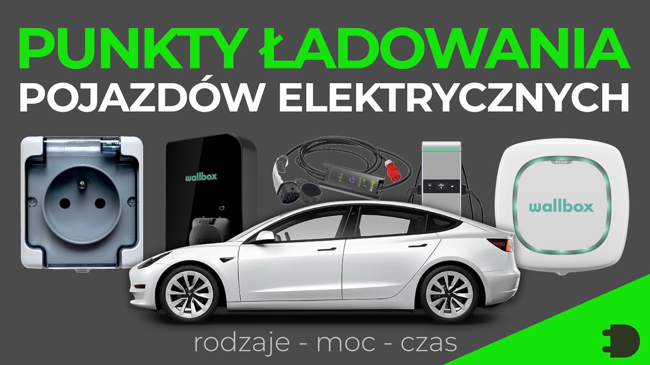 RODZAJE PUNKTÓW ŁADOWANIA Pojazdów Elektrycznych | Gniazdka | Wallbox | Stacja | #Bezszelestni 084