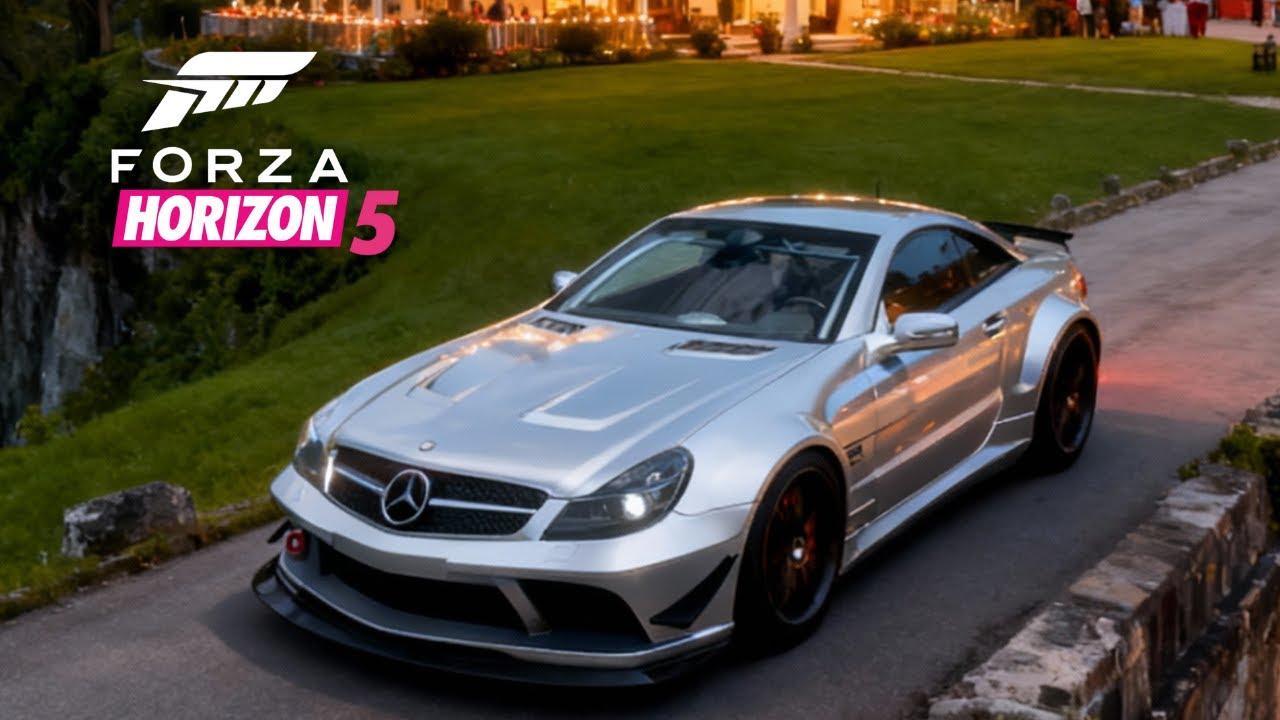 RARE Mercedes SL 65 AMG Black Series DOMINATES the Horizon Festival! 💨🔥 – FH5