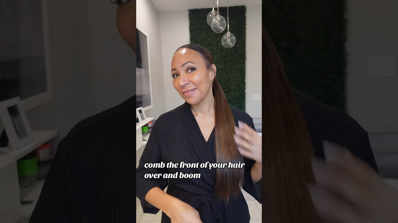 ✨Tutorial: No Drawstring Ponytail✨ - SUBSCRIBE For The Full Tutorial!