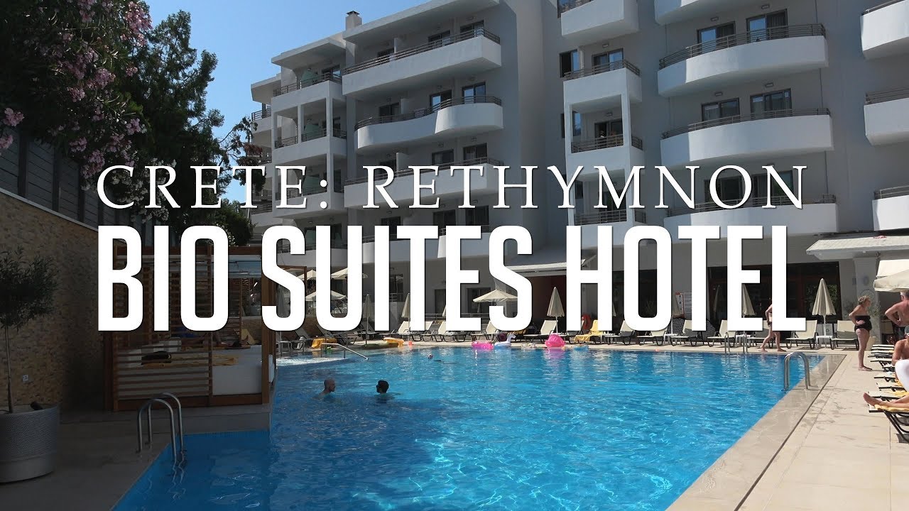 Bio Suites Hotel: Rethymnon, Crete | Tour | Room | Pool | Beach | Play Area