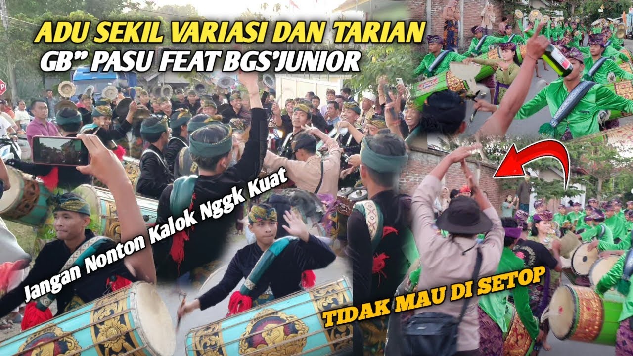 PERTEMUAN DUA GENDANG BELEQ BGS'JUNIOR FEAT PADE SUKE BIKIN HEBO WARGA Ganjar Lembar ''