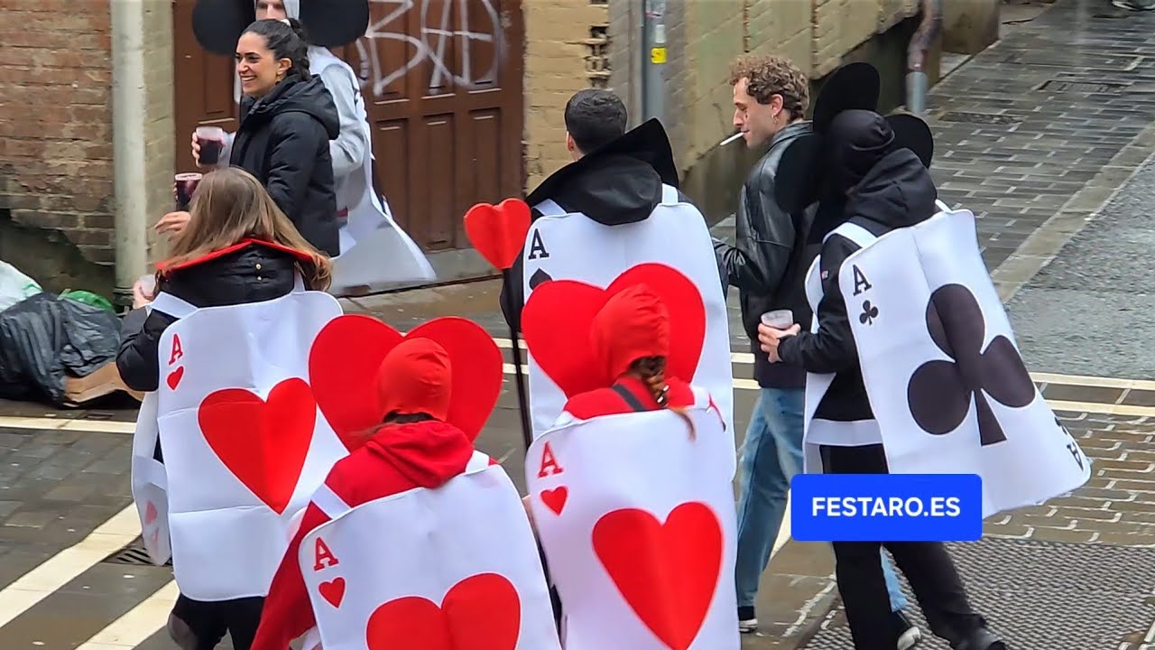 Carnavales/Inauteriak 2026: Pamplona/Iruña Ambiente por la Mañana/Goizeko Giroa