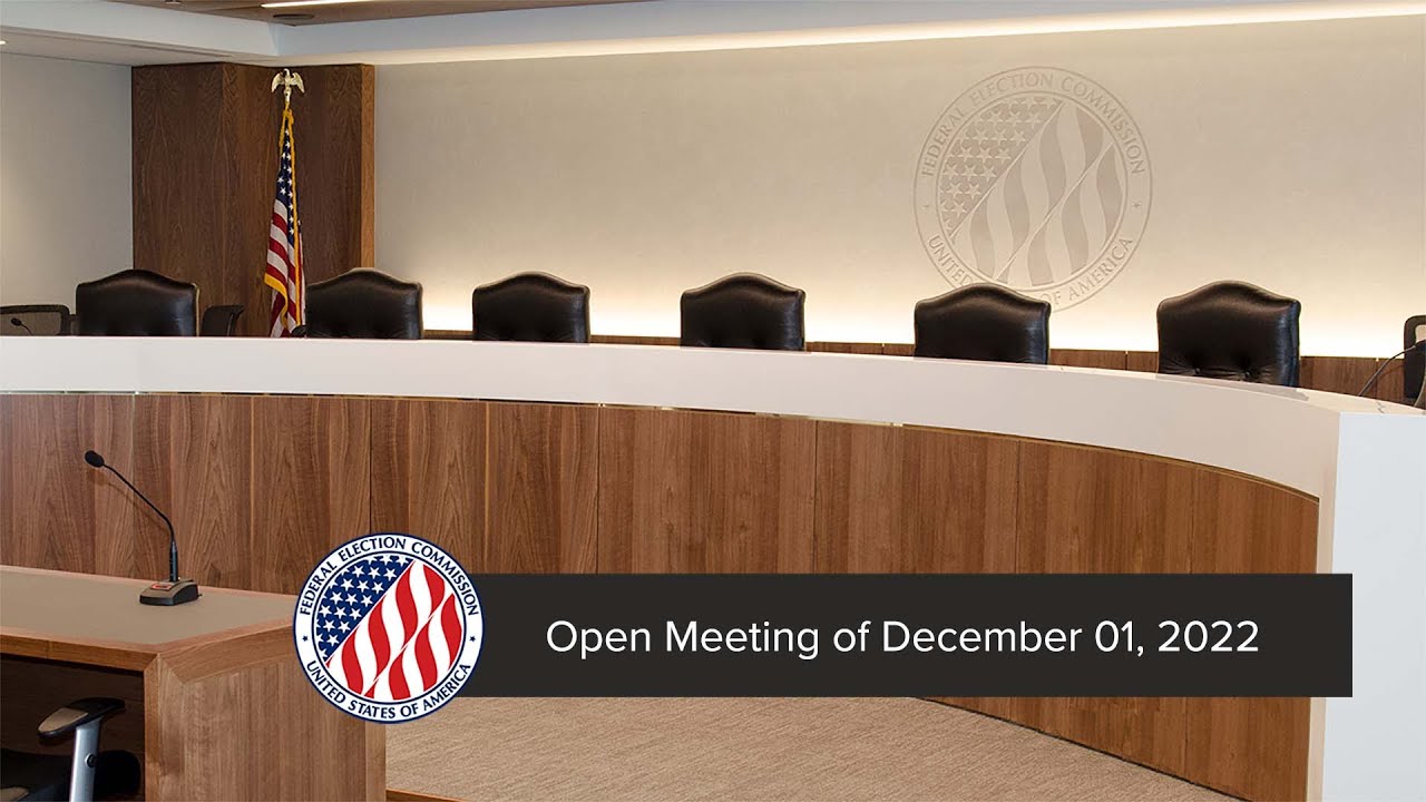 Open Meeting of December 1, 2022