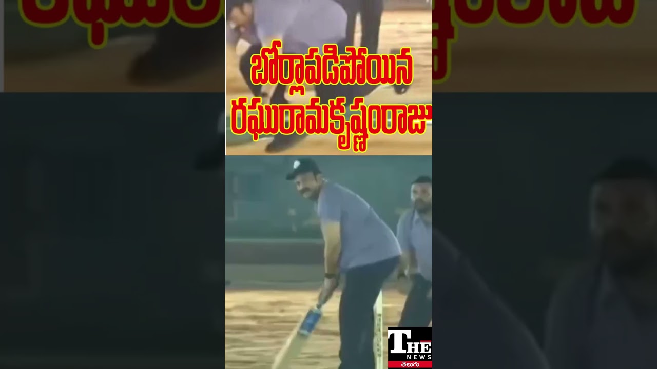 AP Deputy Speaker Raghurama Krishnam Raju Seriously Injured During Cricket Match