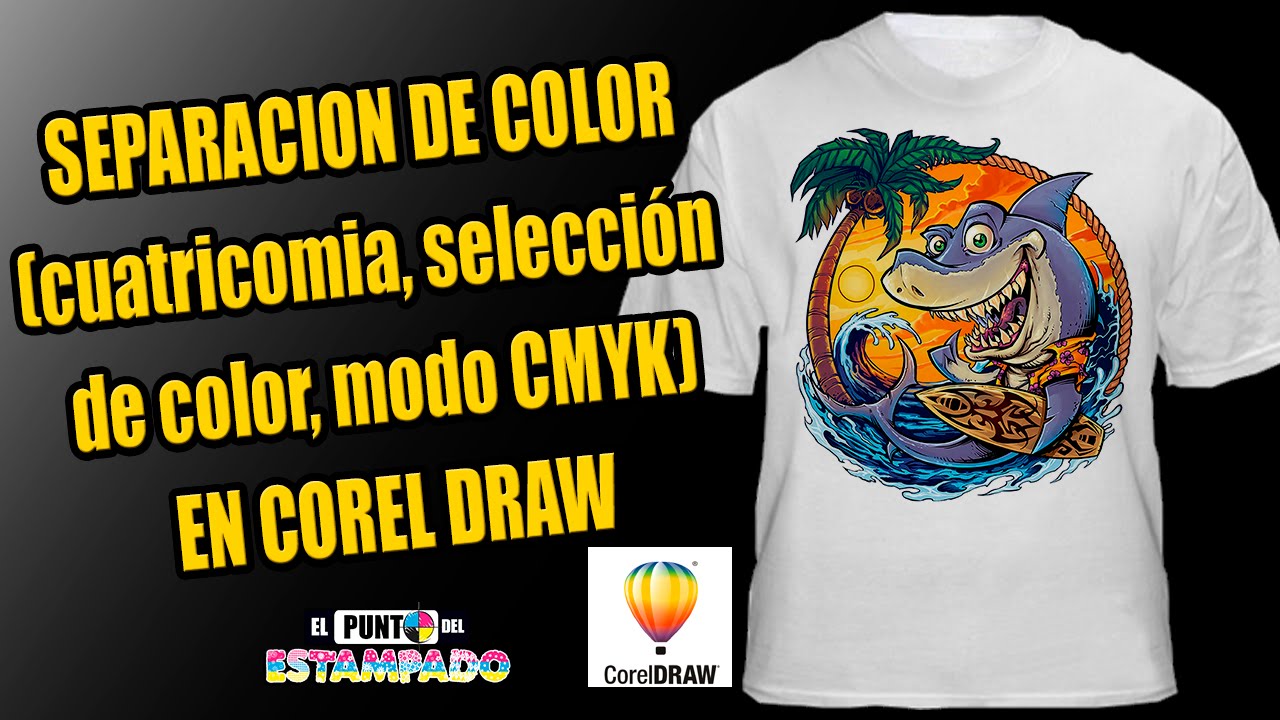 ♠️SEPARACIÓN DE COLOR EN CORELDRAW ▶️ ( CUATRICROMIA, SELECCIÓN DE COLOR, MODO CMYK ) FÁCIL 100%