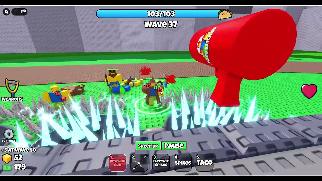 noob invaders wave 50 walktrough