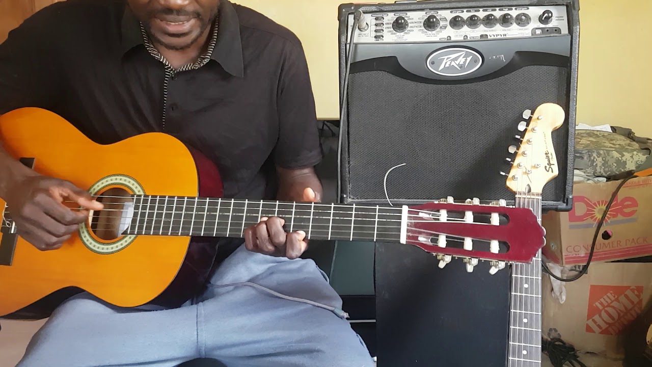 Guitar lessons - on how to play rhythm - hilife rhythm playing (Dagomba) on key 