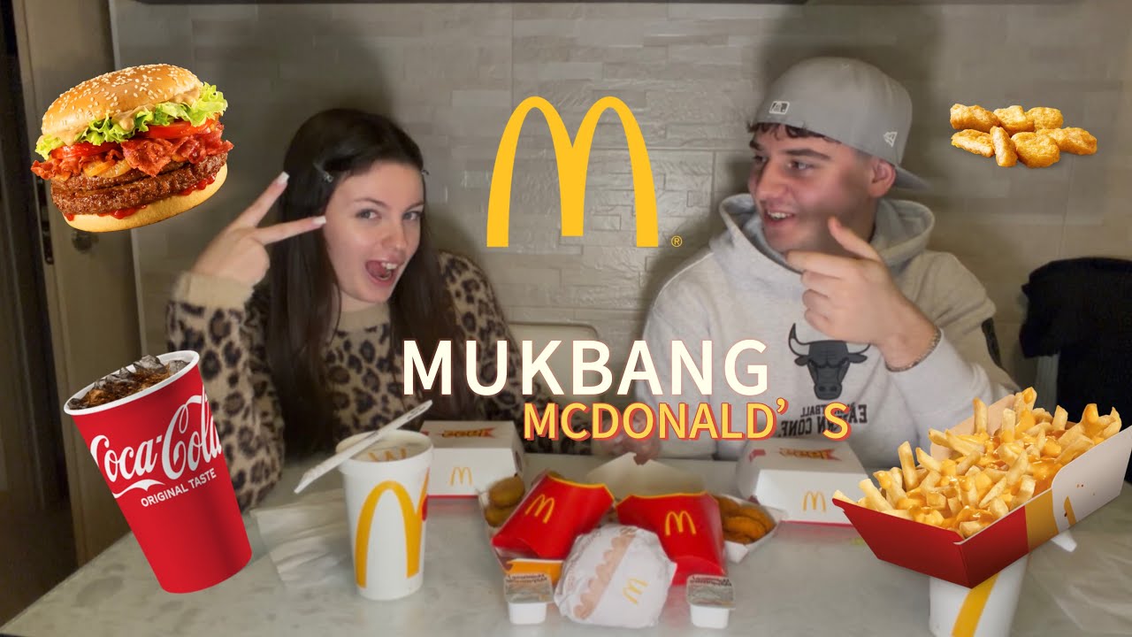 MUKBANG MCDONALD’S🍟🍔 Q&A di coppia! TUTTO GRATIS!