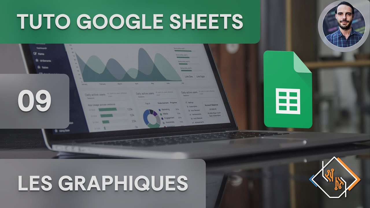 Google Sheets - 09 - Les Graphiques (Tuto Complet en Français)