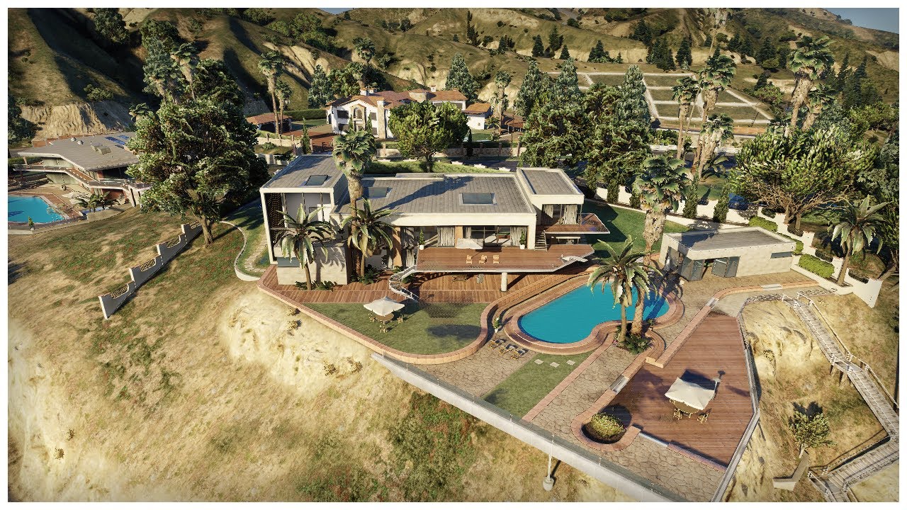 GTA V MLO Open Interior MANSION 16 -  by brofx (FIVEM)