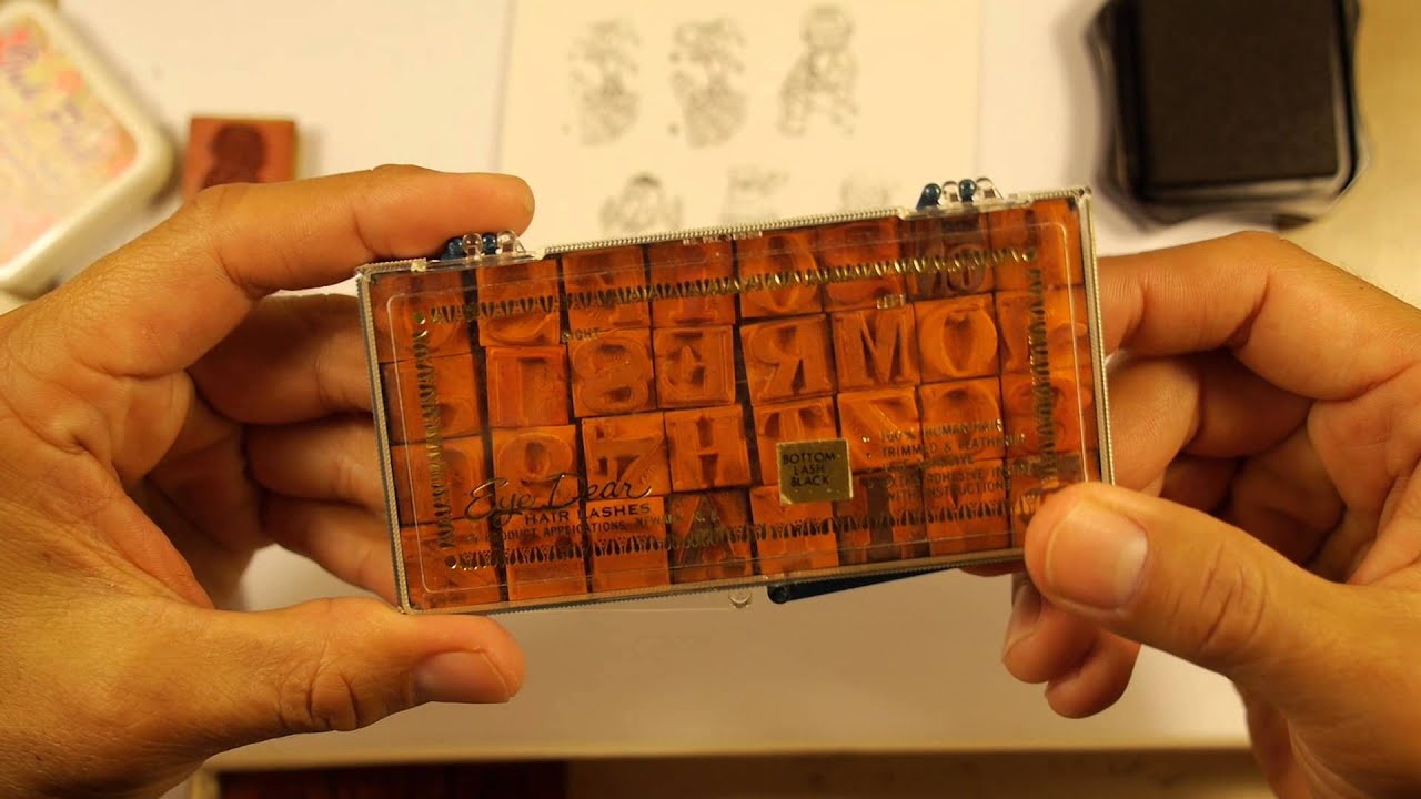 My first rubber stamps