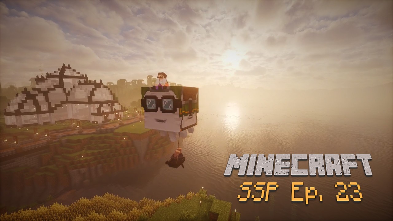 Villager air drops!: Minecraft SSP Ep. 23