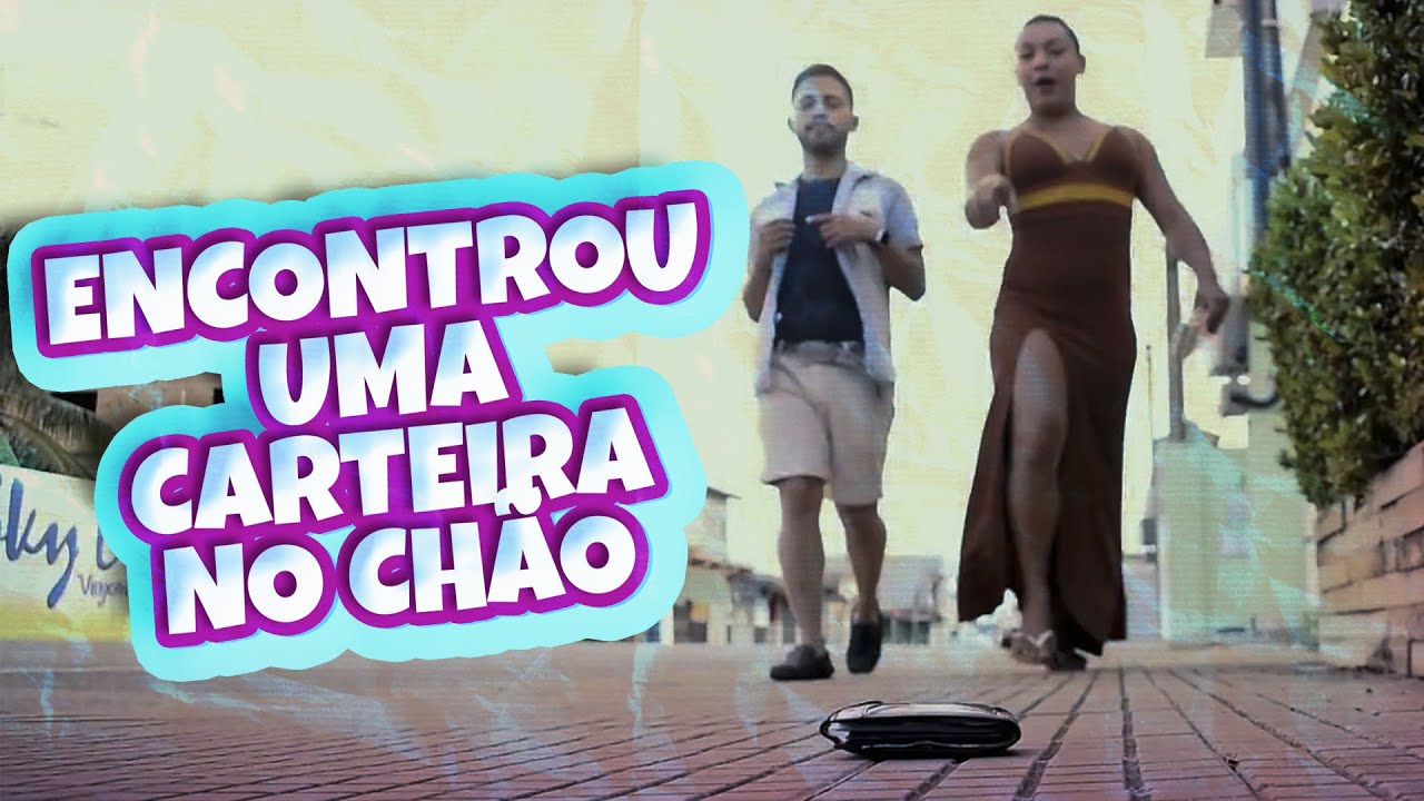 Encontrou uma carteira cheia de dinheiro