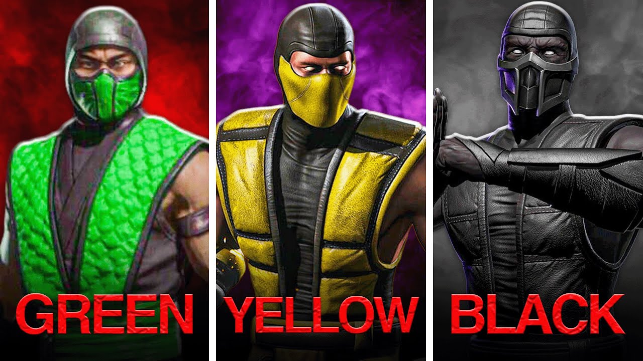 КАЖДЫЙ реколор Mortal Kombat Ninja: объяснение происхождения