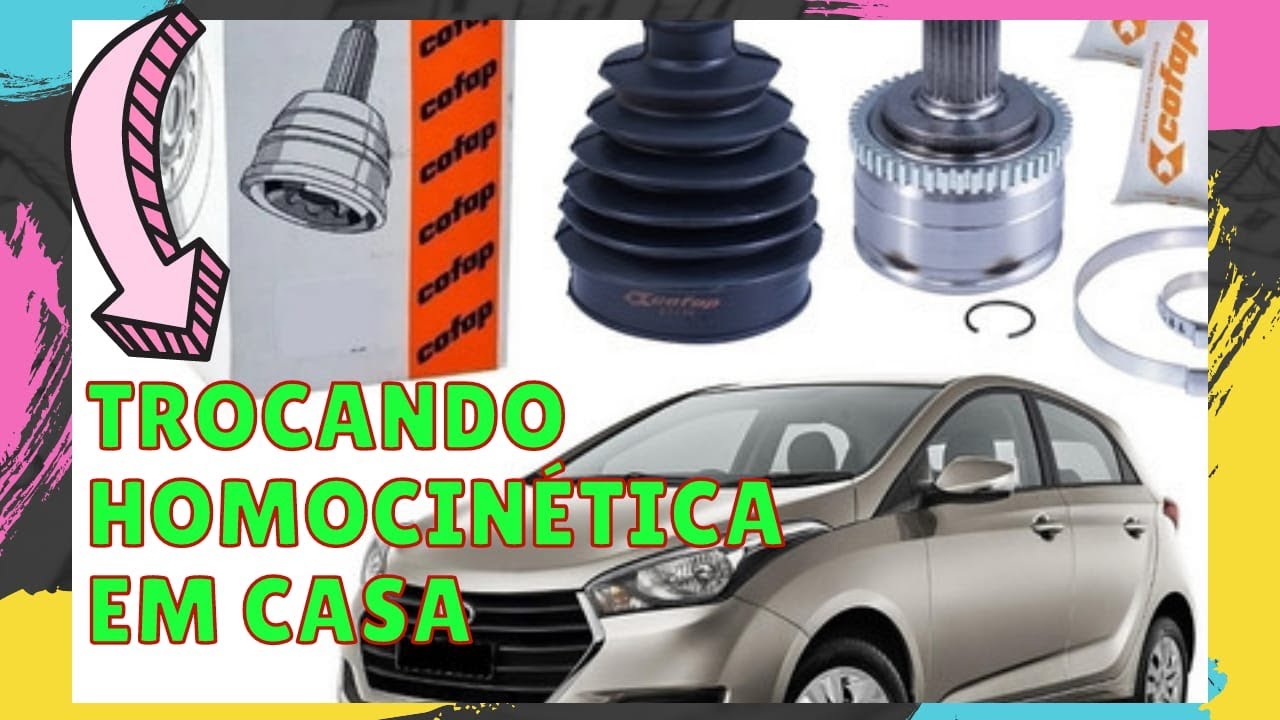 TROCANDO HOMOCINÉTICA DO HB20 EM CASA