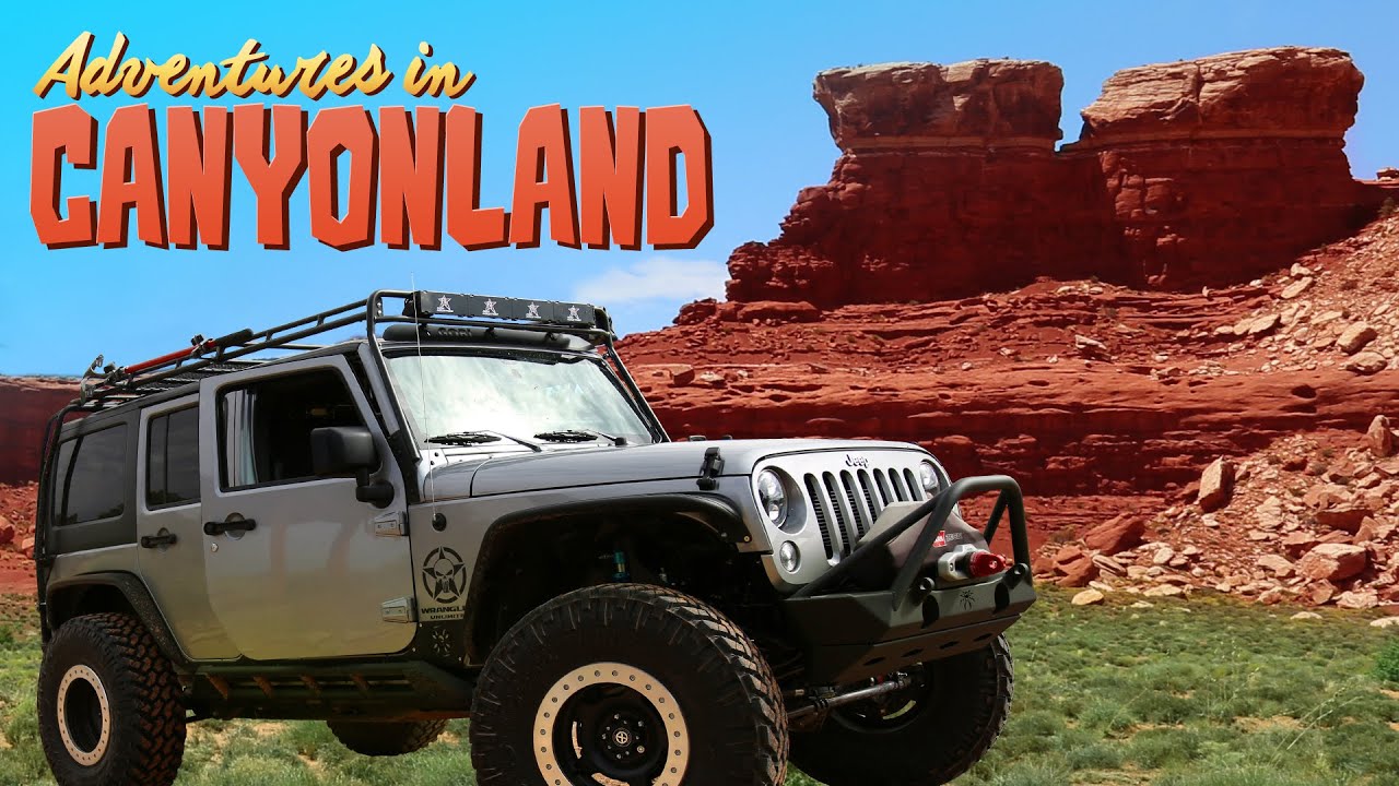 Super Off-Road Jeep Exploring the Canyonlands (Outdoor Adventure)