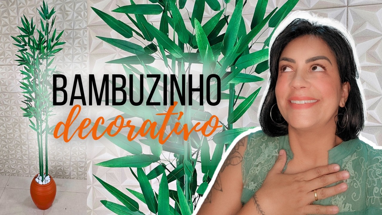DIY | COMO FAZER ÁRVORE DE BAMBU COM FITA CREPE