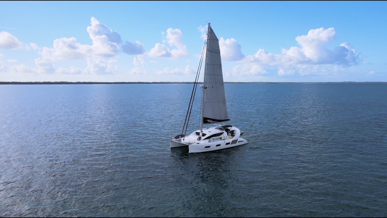 Sailing Across the Gulf Stream to the Bahamas on a 50' Catamaran - Xquisite!