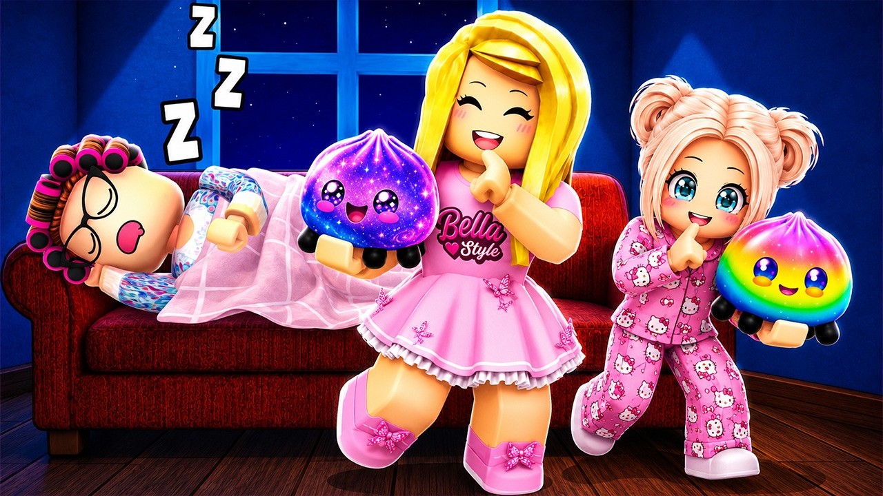 KRADNIEMY Babci SQUISHY DUMPLINGS w Roblox! 😁 *poziom ciężki z widzami*