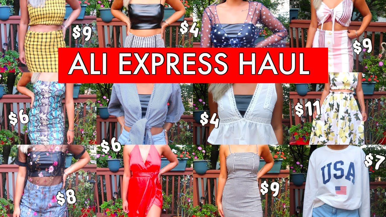 HUGE ALIEXPRESS CLOTHING TRY-ON HAUL 2018 ♡ Dresses, Two Piece Sets and Tops!